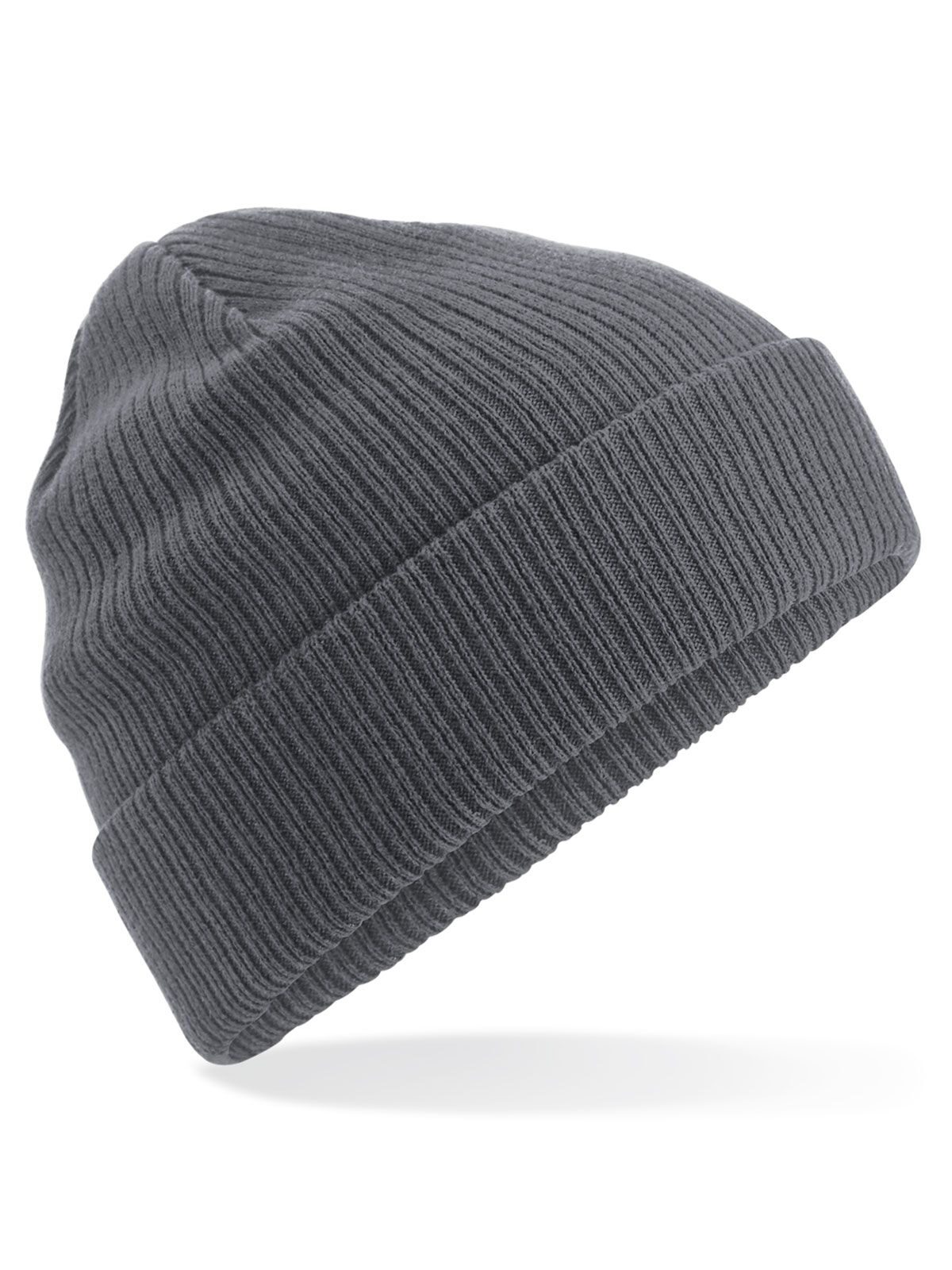 Organic Cotton Beanie - Graphite grey