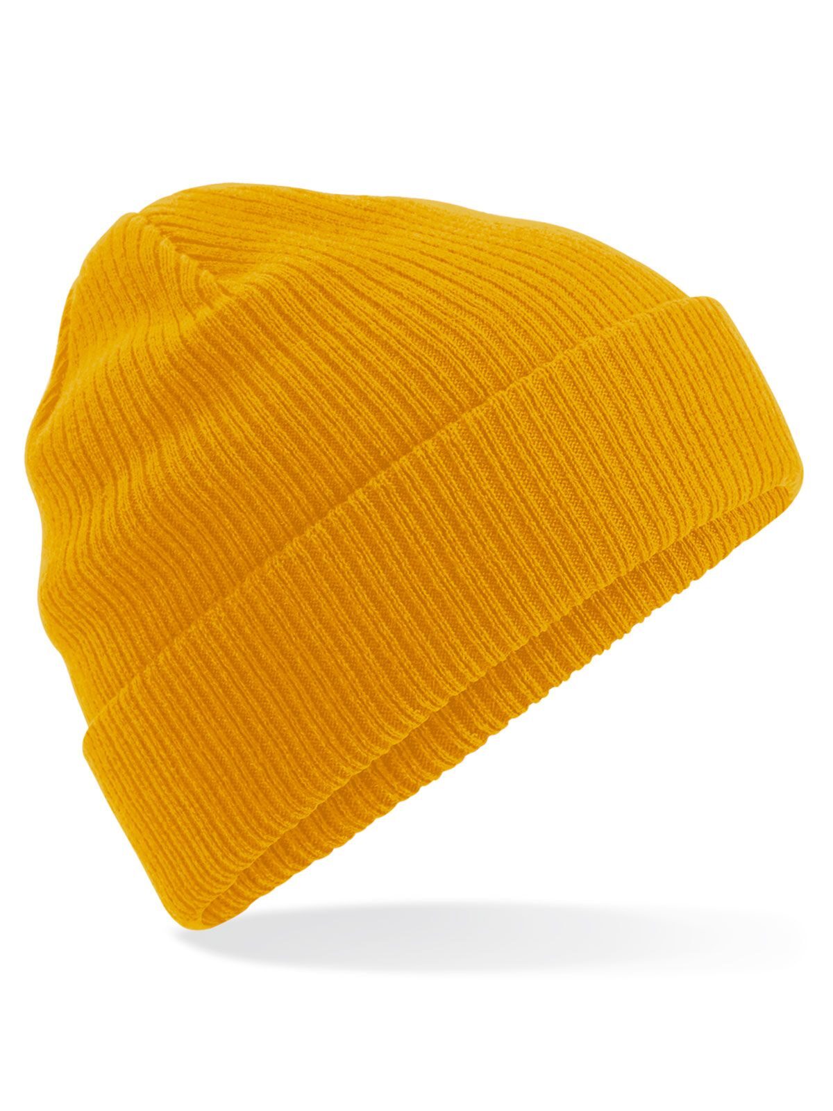 Organic Cotton Beanie - Mustard