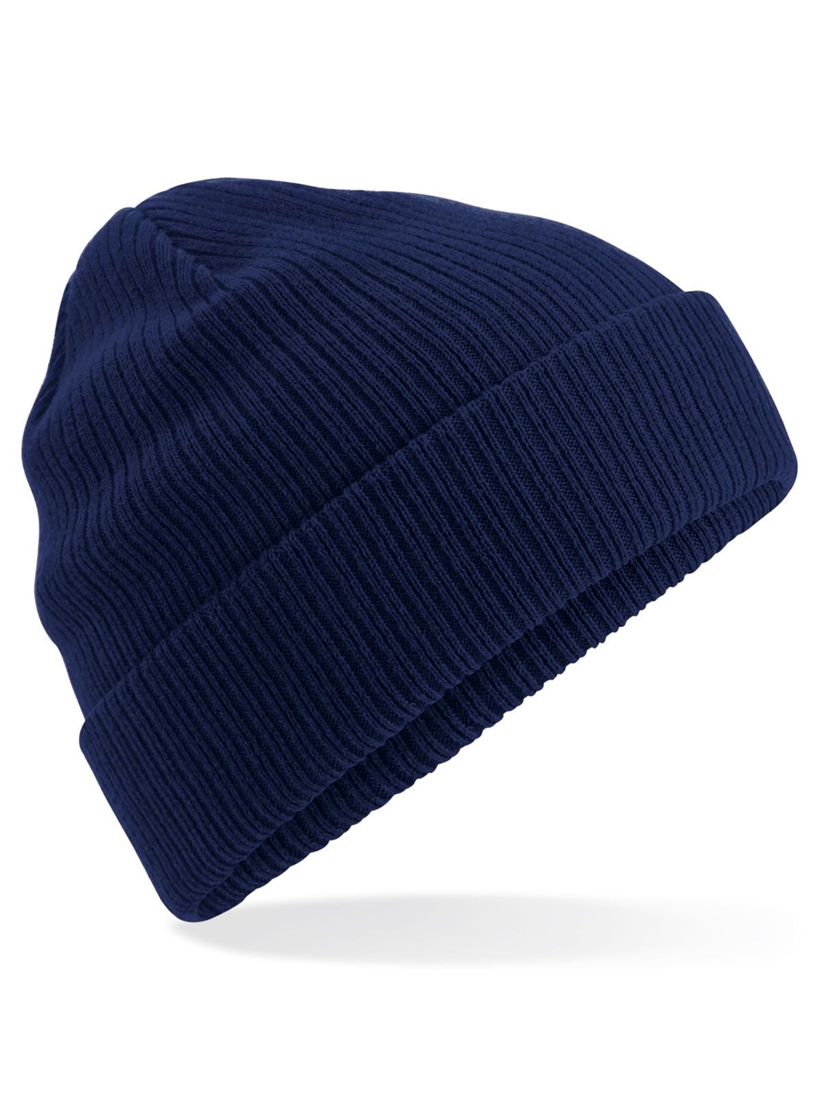 Organic Cotton Beanie - Oxford navy