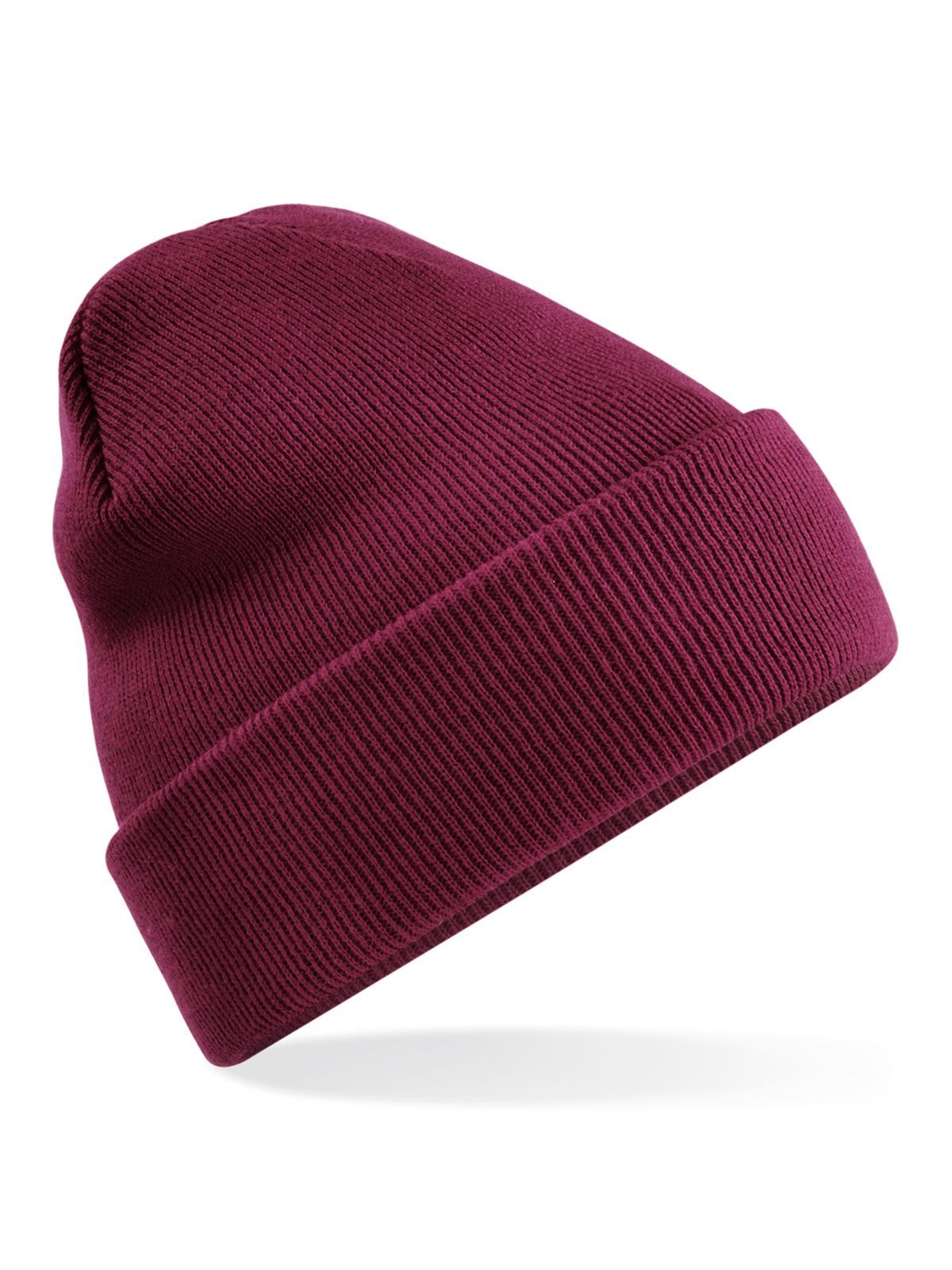 Recycled Original Cuffed Beanie - Burgundy