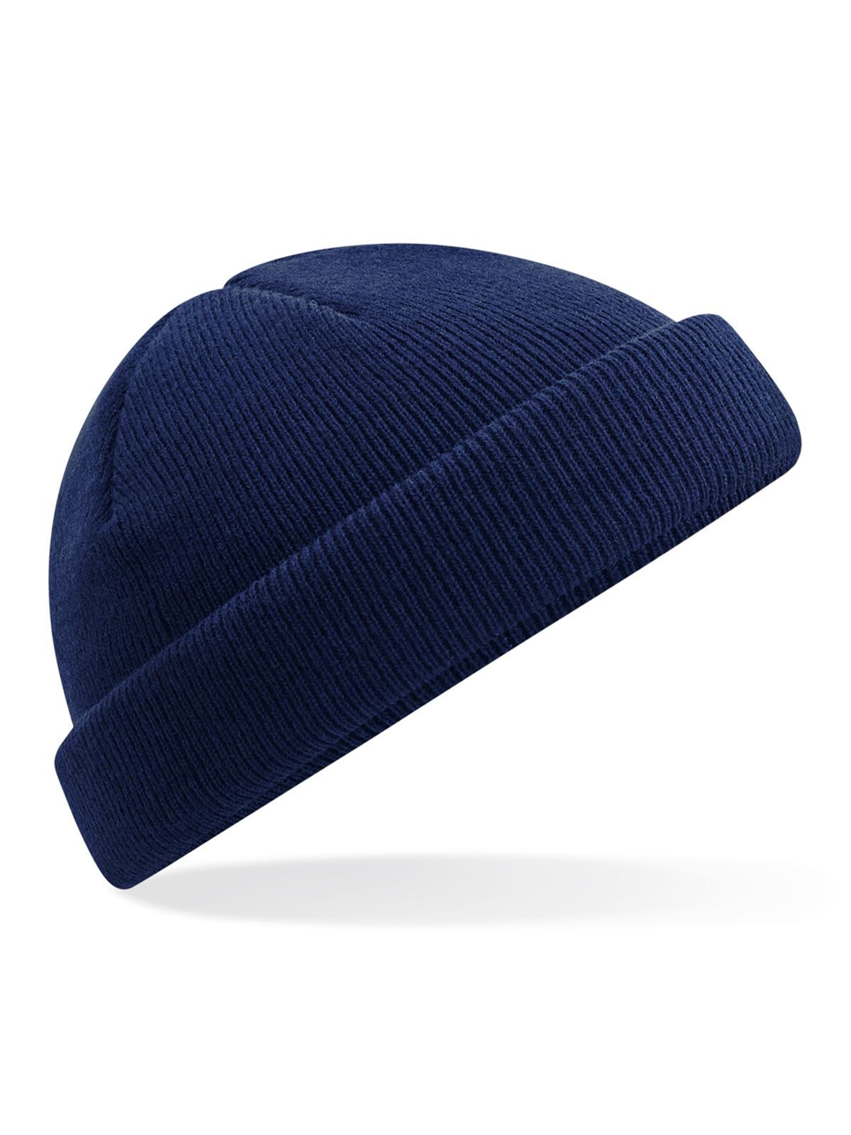 Recycled Mini Fisherman Beanie - Oxford navy