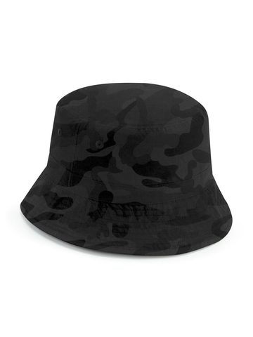 Recycled Polyester Bucket Hat - MIDNIGHT CAMO