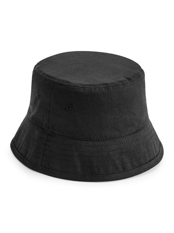 Organic Cotton Bucket Hat - BLACK