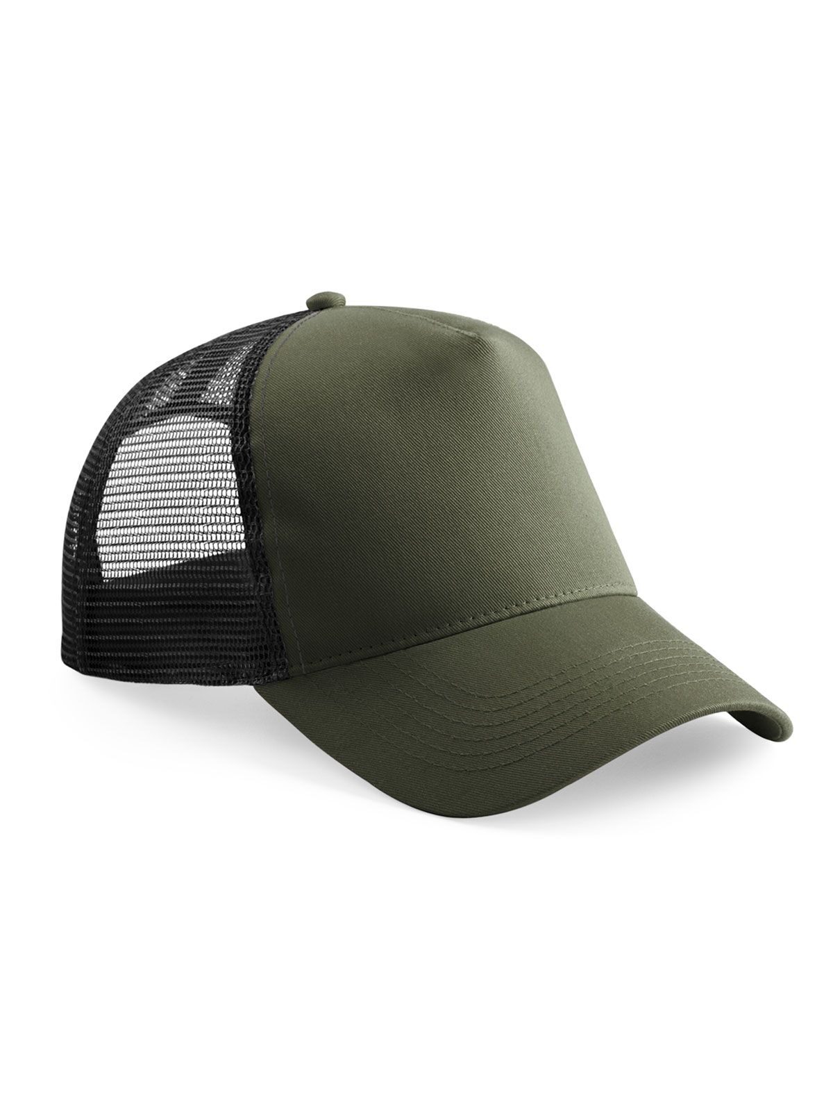 Junior Snapback Trucker - Olive green/black