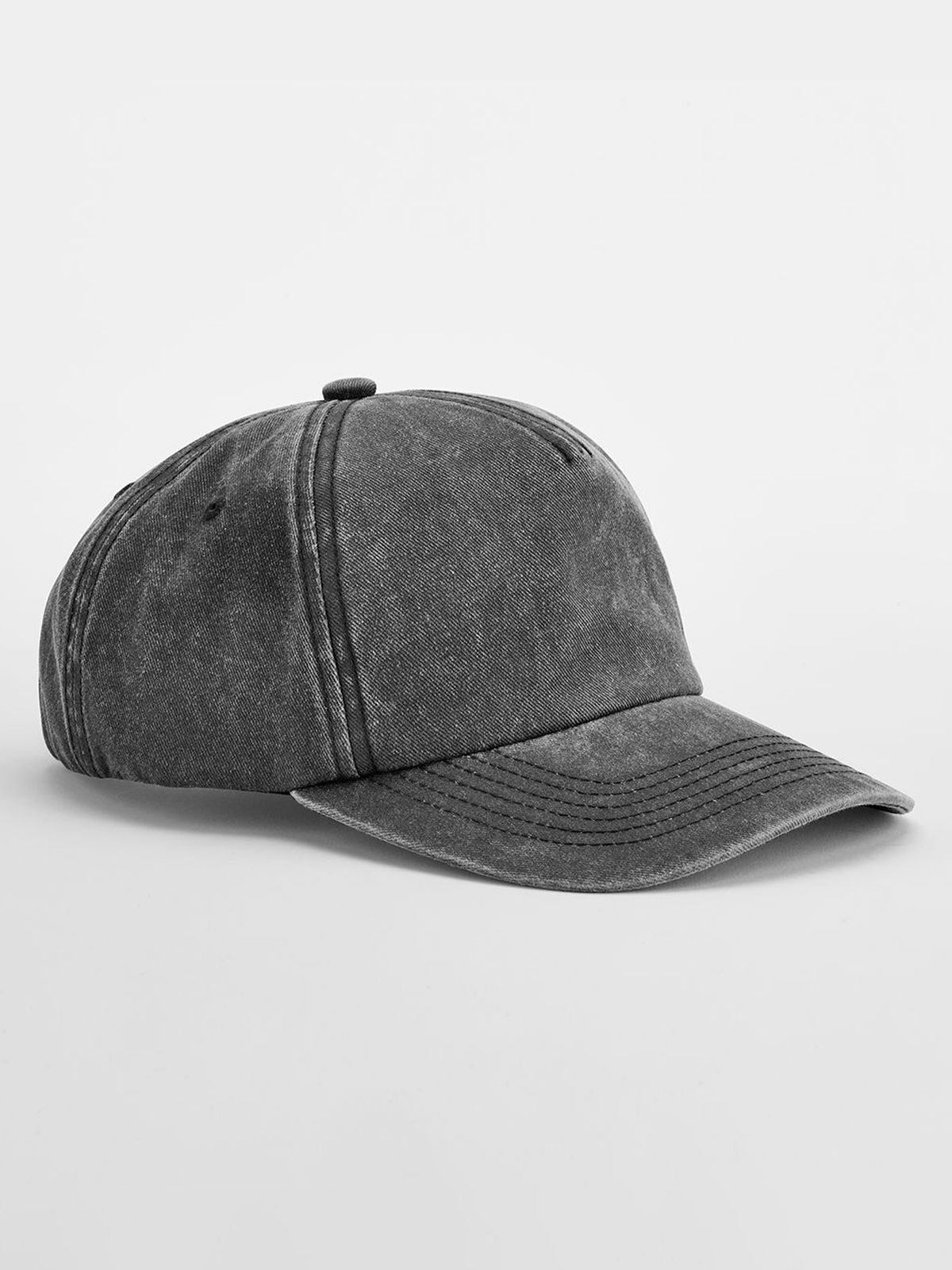 Relaxed 5 Panel Vintage Cap - Vintage black