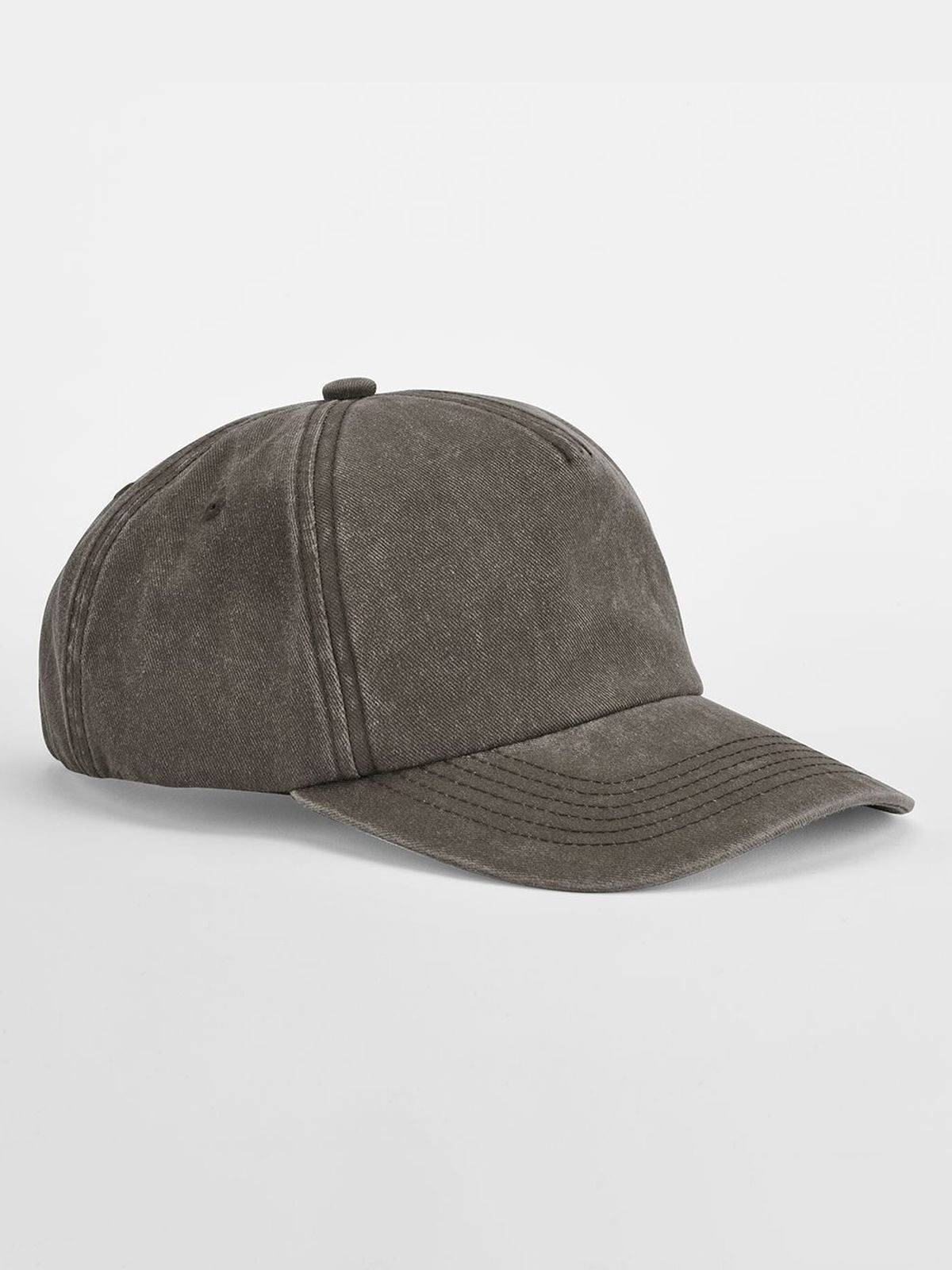 Relaxed 5 Panel Vintage Cap - Vintage brown