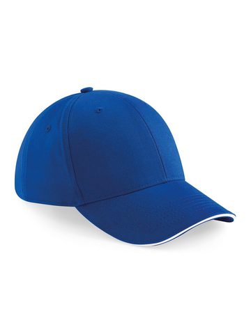 Athleisure 6 Panel Cap - BRIGHT ROYAL-WHITE