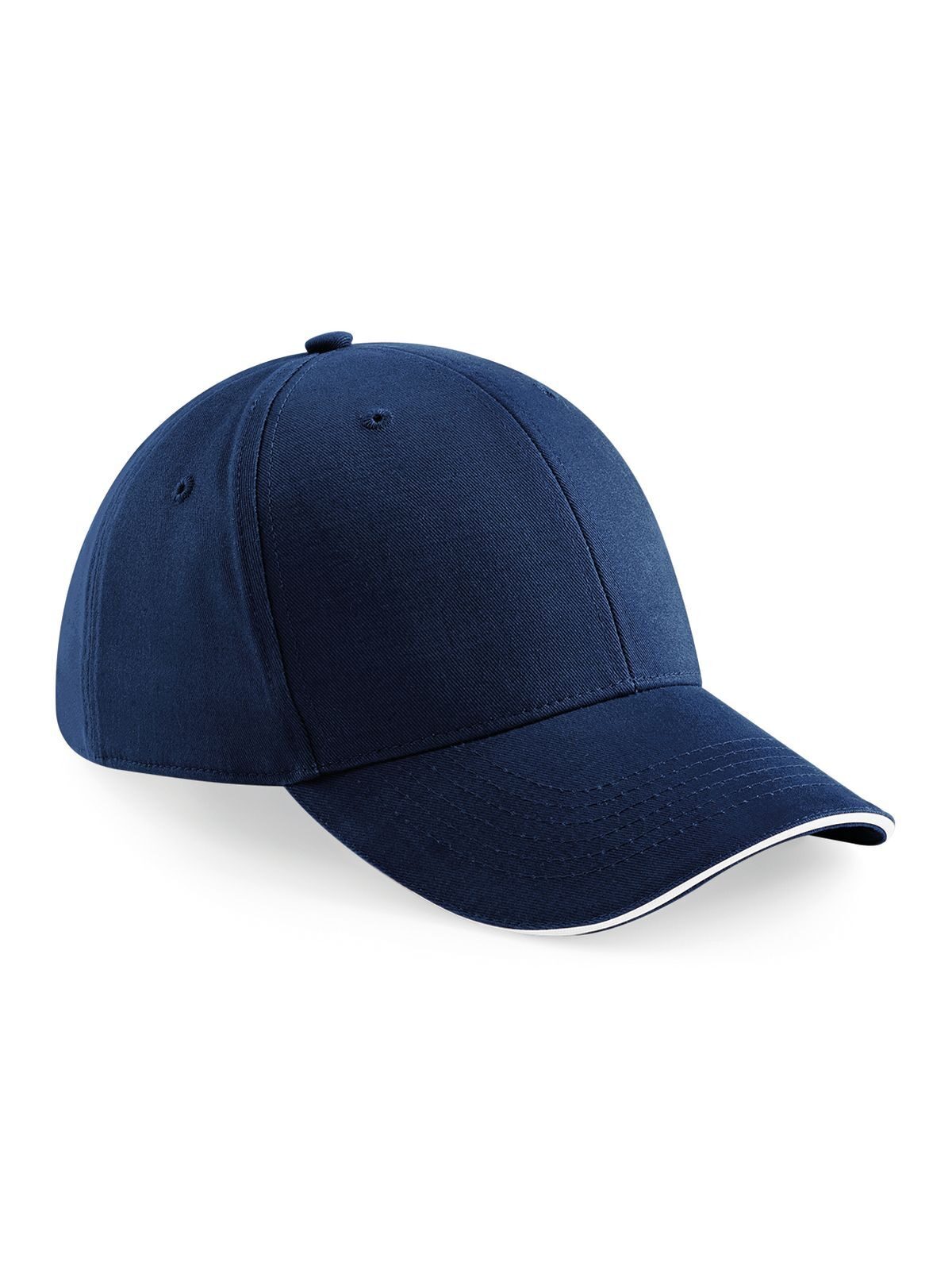 Athleisure 6 Panel Cap - French navy/white