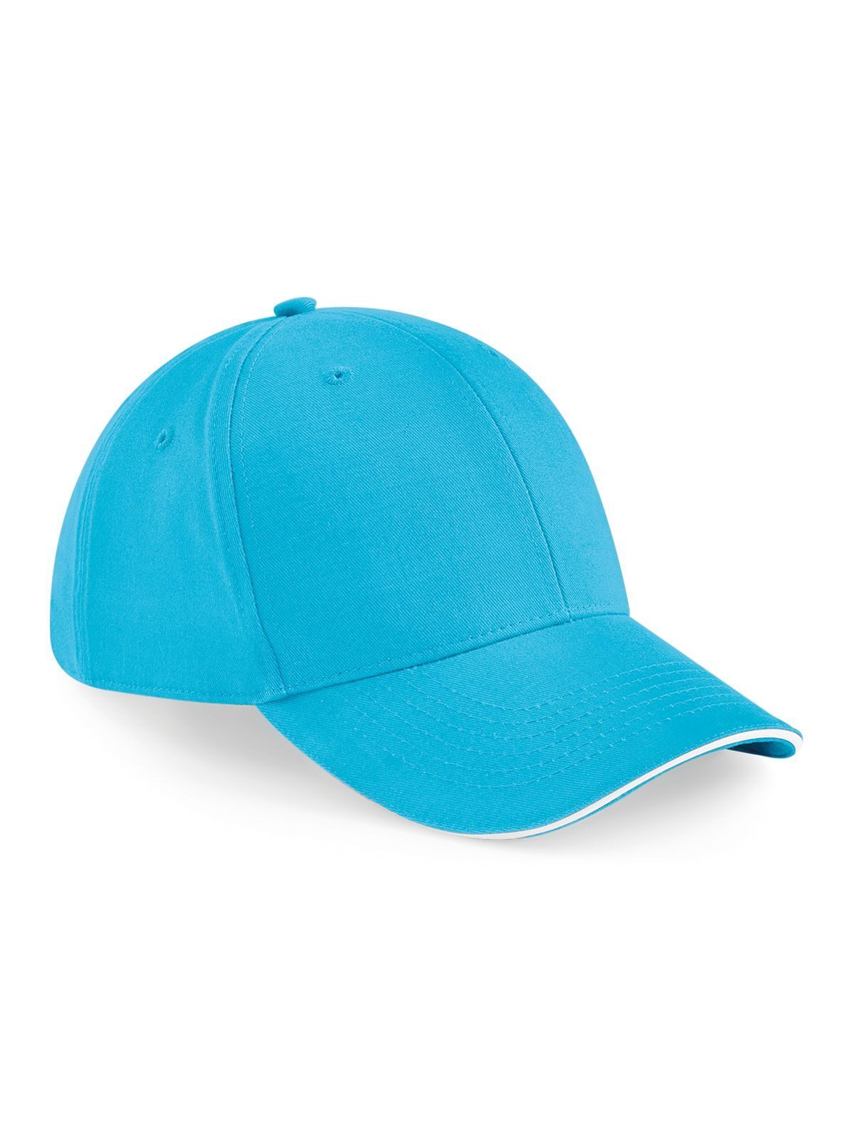 Athleisure 6 Panel Cap - Surf blue/white