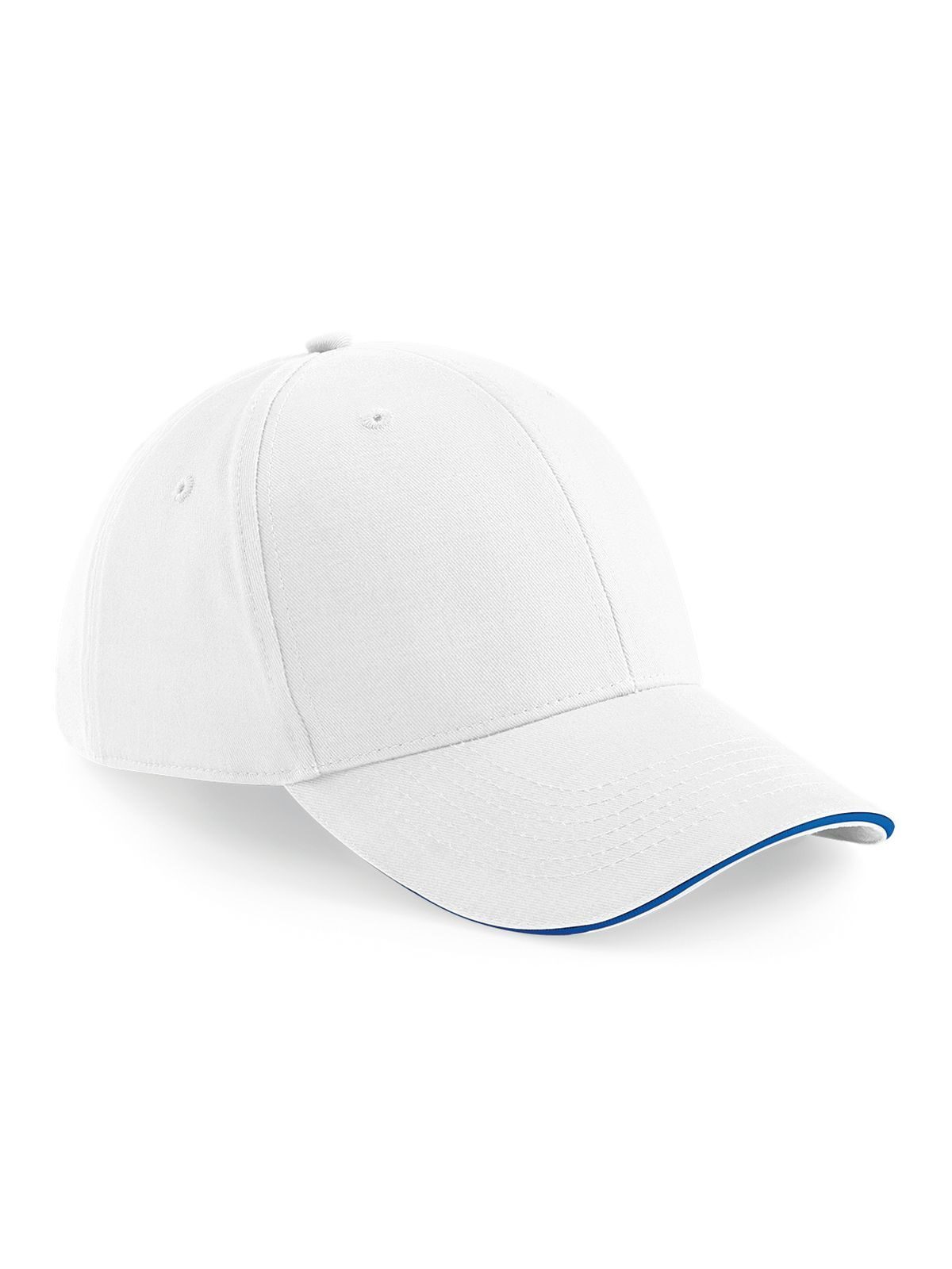 Athleisure 6 Panel Cap - White/bright royal