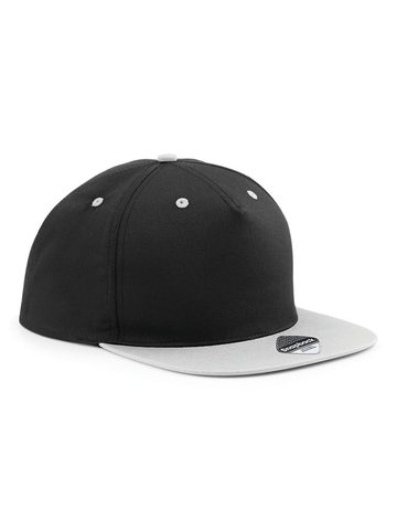 5 Panel Contrast Snapback - BLACK-GREY