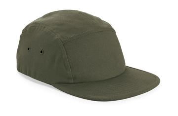Canvas 5 Panel Cap - OLIVE
