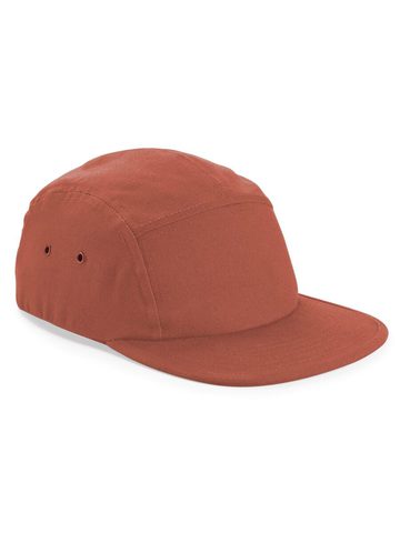 Canvas 5 Panel Cap - TER - TERRACOTTA