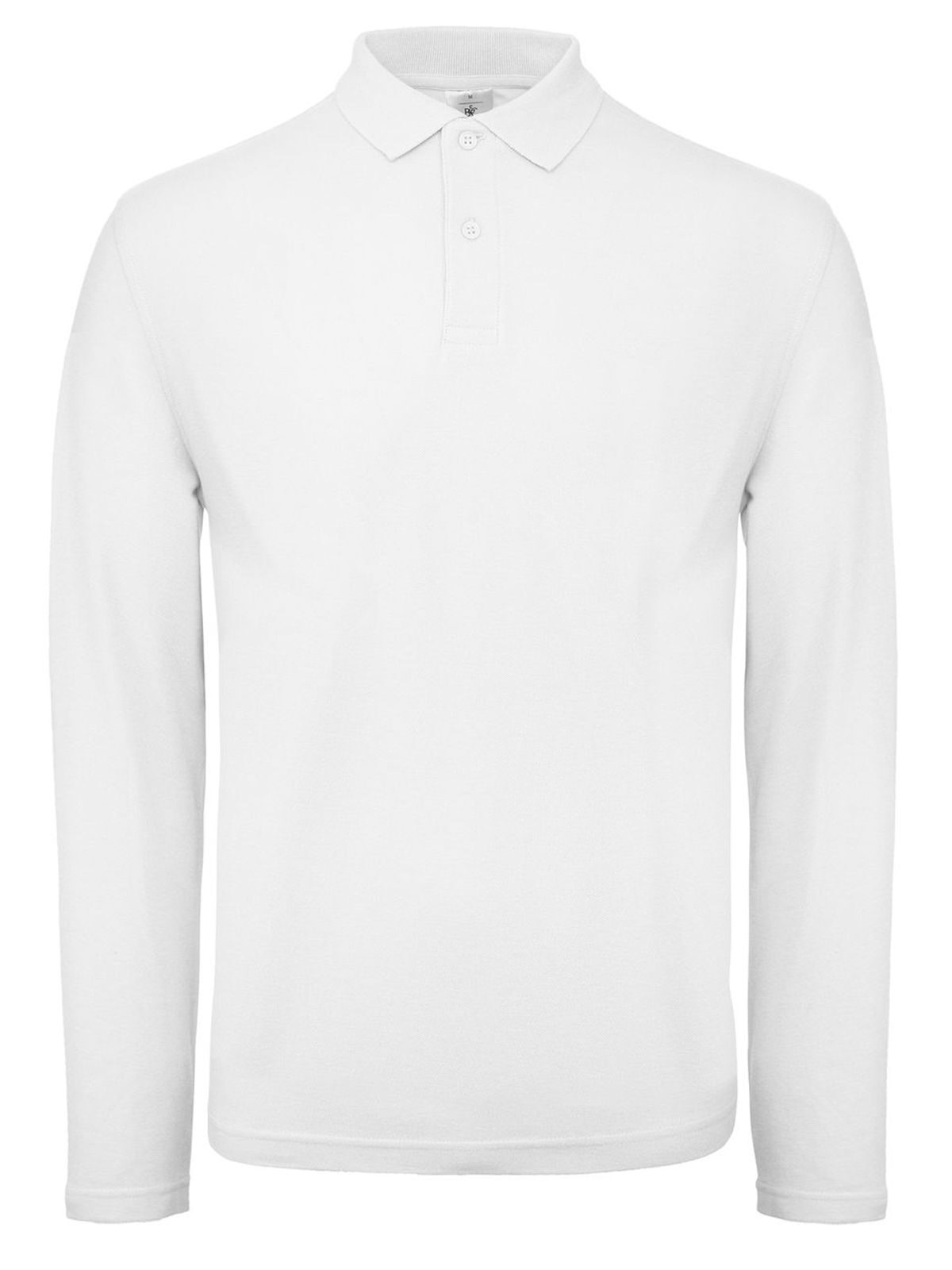 Men´s Long Sleeve Polo ID.001 - 001 - White