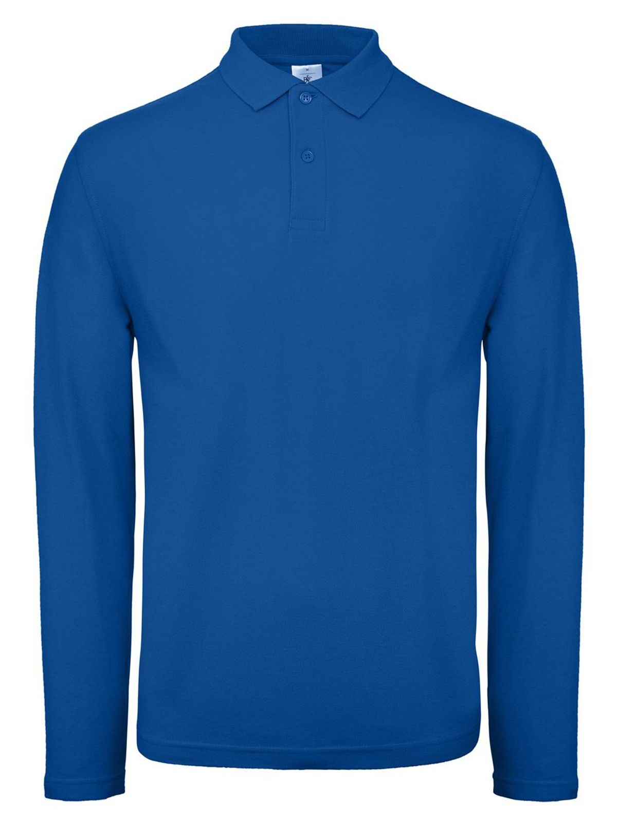 Men´s Long Sleeve Polo ID.001 - 450 - Royal Blue
