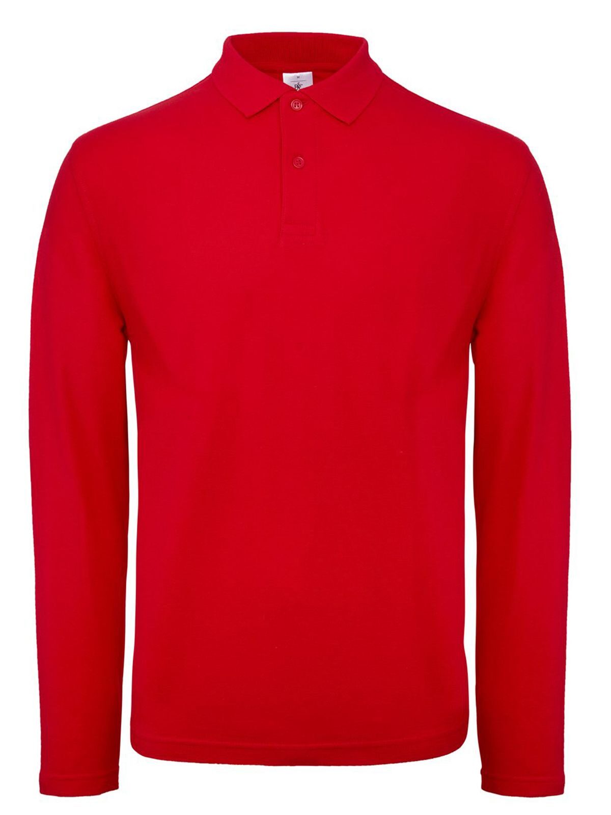 Men´s Long Sleeve Polo ID.001 - 004 - Red