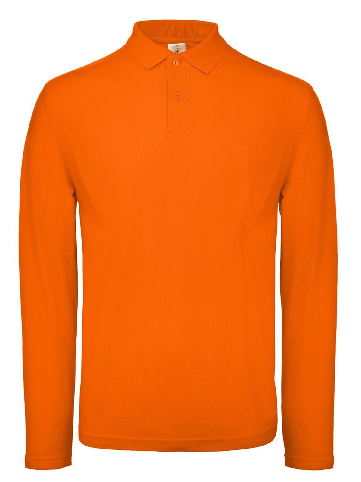 Men´s Long Sleeve Polo ID.001 - OR235 - Orange