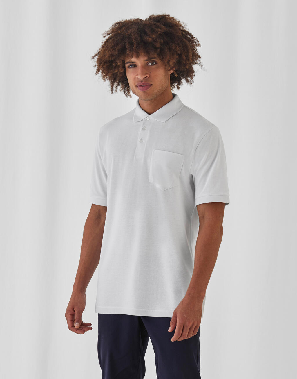 Unisex Polo Safran Pocket - 002 - Black