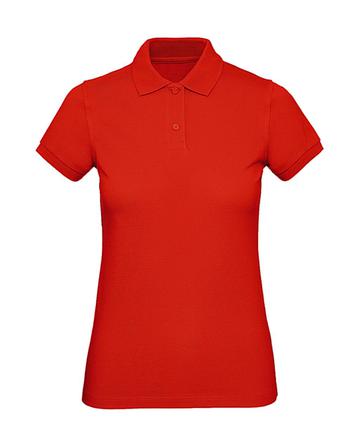 Organic Inspire Polo /women - FR007 - Fire Red