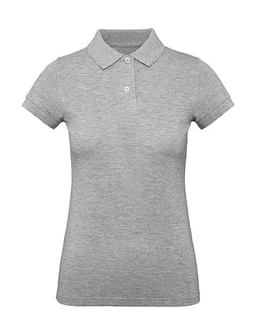 Organic Inspire Polo /women - 610 - Heather Grey