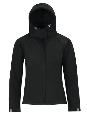Giacca donna Hooded Softshell/women - 002 - Black