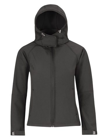 Giacca donna Hooded Softshell/women - 670 - Dark Grey