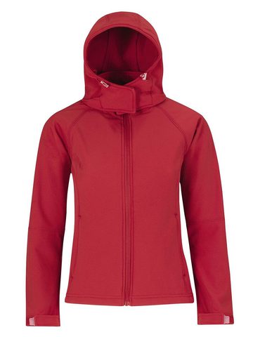 Giacca donna Hooded Softshell/women - 004 - Red