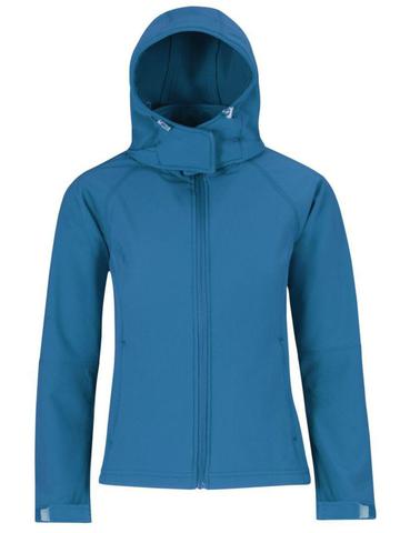 Giacca donna Hooded Softshell/women - AZ430 - Azure