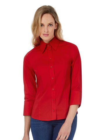 Camicia Milano/women Popelin Shirt 3/4 sleeves