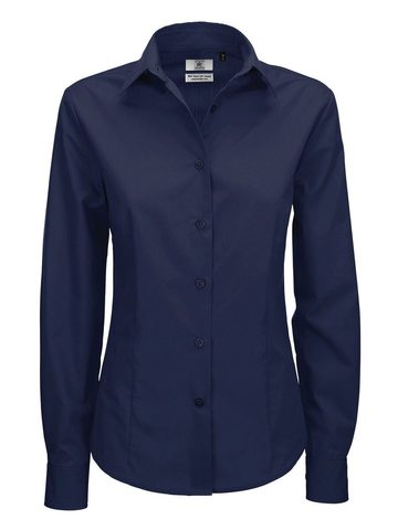 Camicia donna popeline Smart LSL/women - 003 - Navy