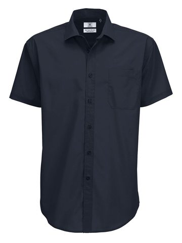 Camicia Smart SSL/men Poplin Shirt - 003 - Navy