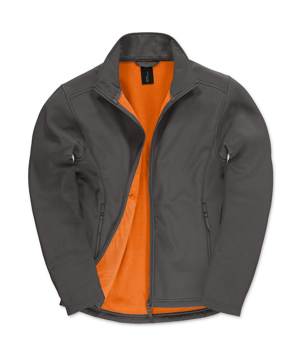 Men´s Jacket Softshell ID.701 - Dark Grey/Neon Orange