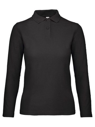 Polo donna maniche lunghe ID 001 - 002 - Black