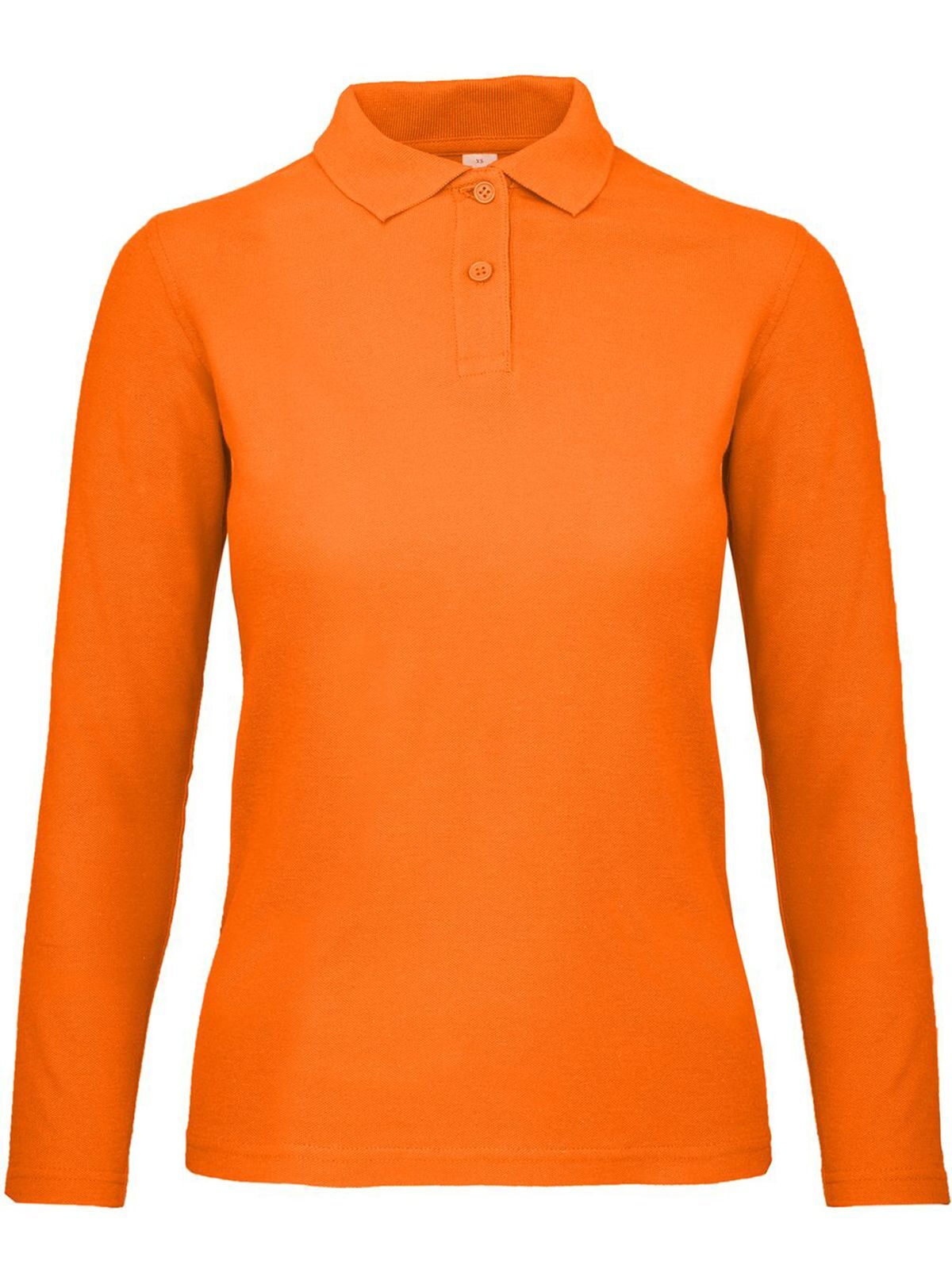 Women´s Long Sleeve Polo ID.001 - OR235 - Orange