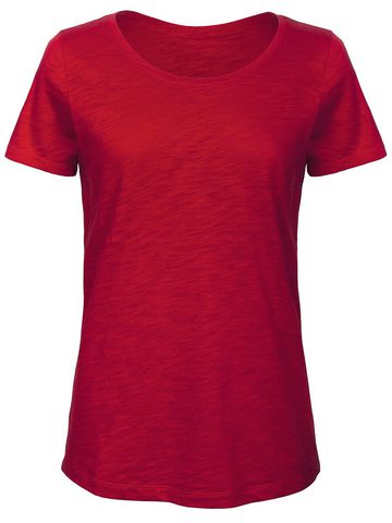 INSPIRE SLUB T ORGANIC WOMEN - CR756 - Chic Red
