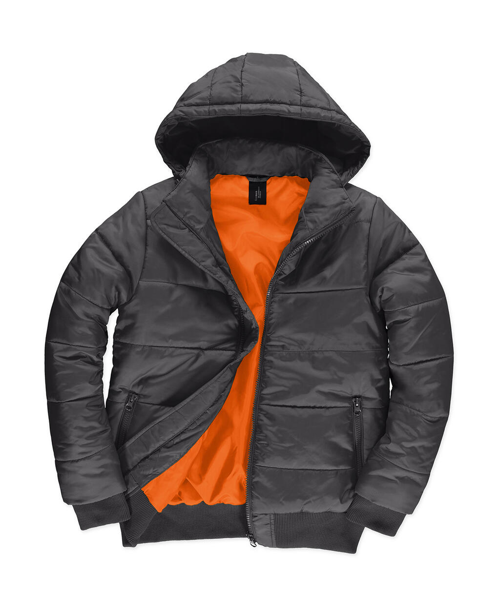 Men´s Jacket Superhood - Dark Grey/Neon Orange