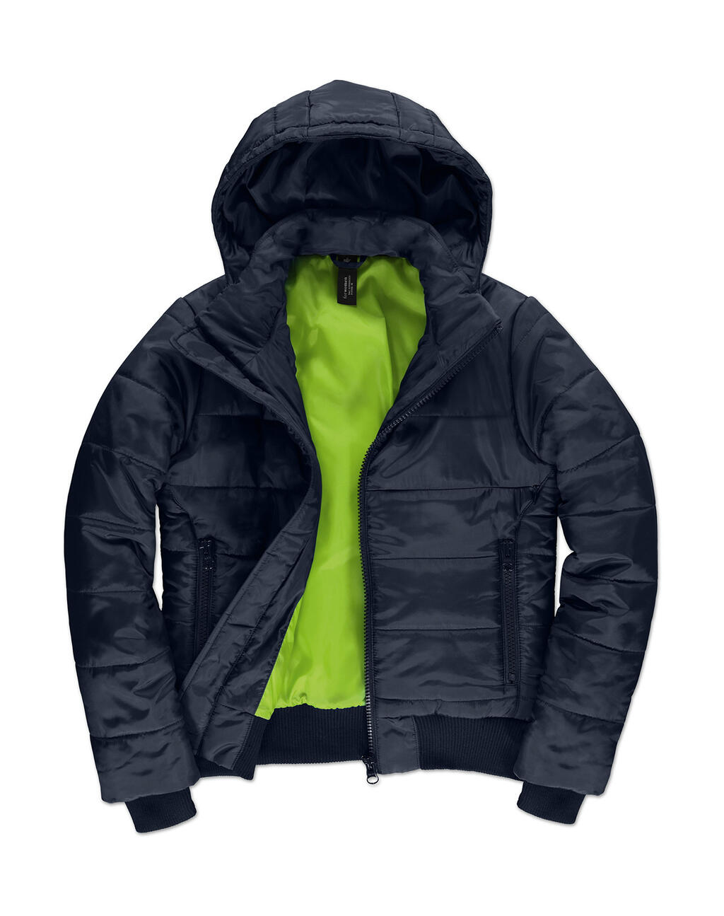 Women´s Jacket Superhood - Navy/Neon Green