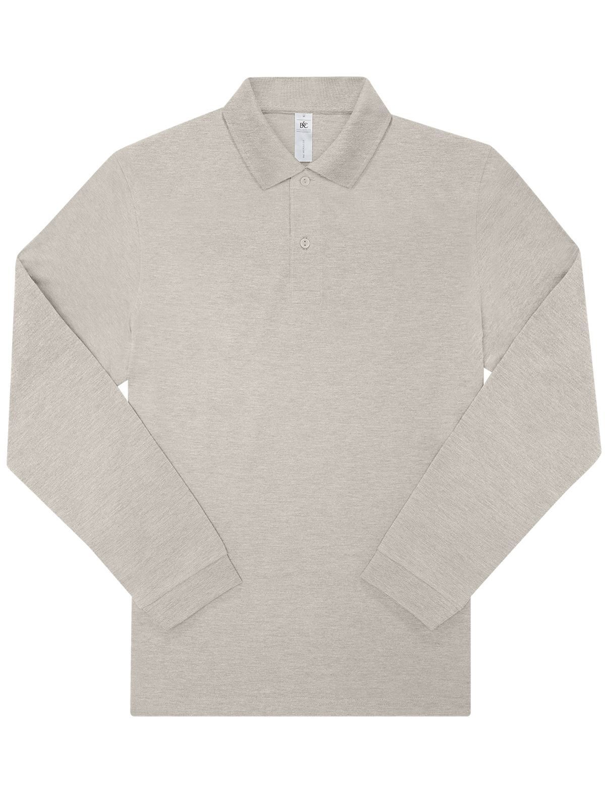 My Polo 210 Long Sleeve - HG601 - Heather Grey Fog