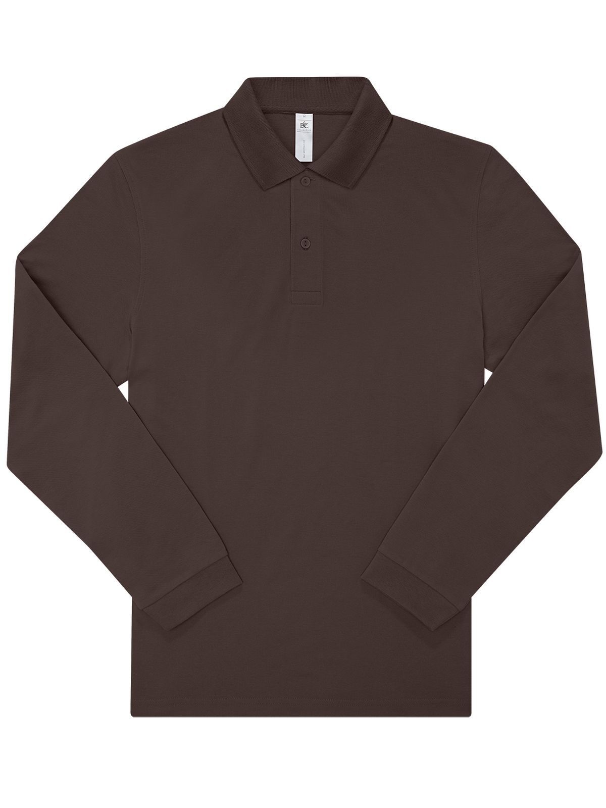 My Polo 210 Long Sleeve - RC142 - Roasted Coffee