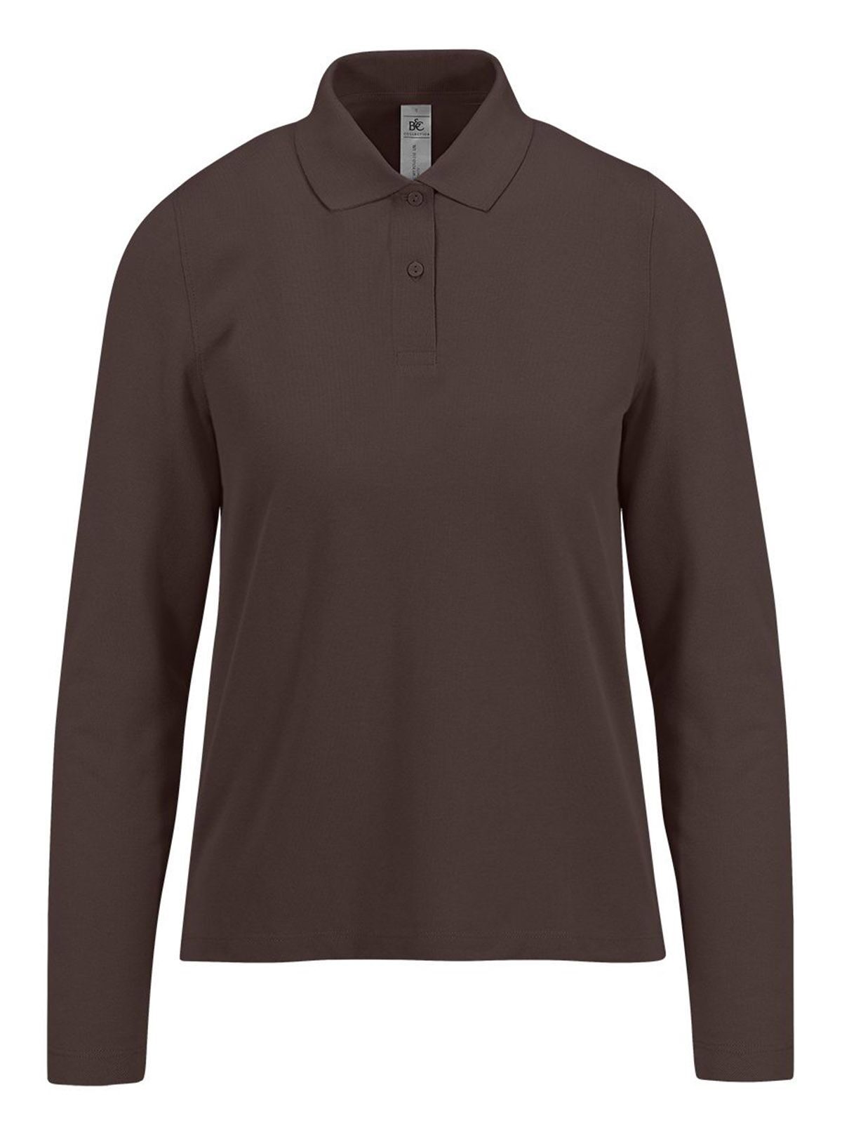 My Polo 210 Long Sleeve /Women - RC142 - Roasted Coffee