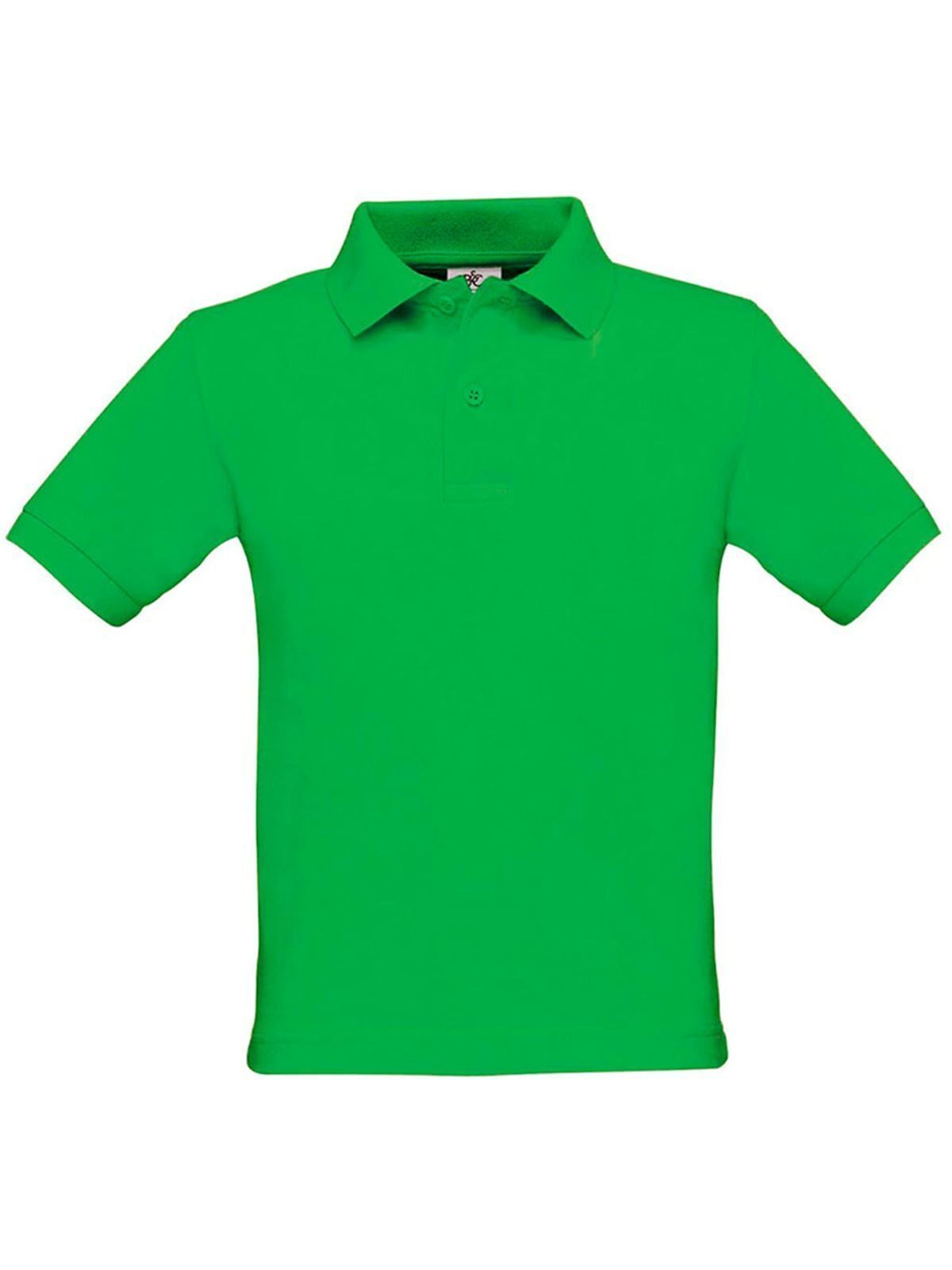 Kids´ Polo Safran - 732 - Real Green/Neon Orange