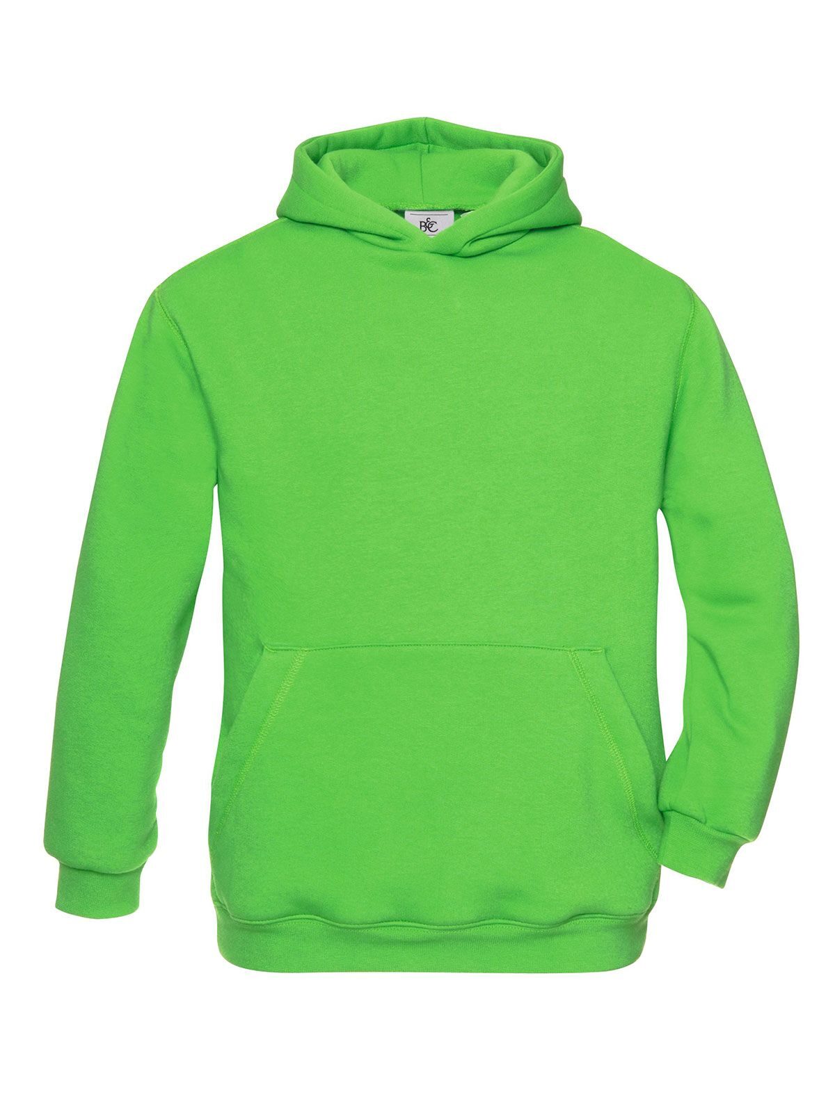 Kids´ Hooded Sweat - 732 - Real Green/Neon Orange