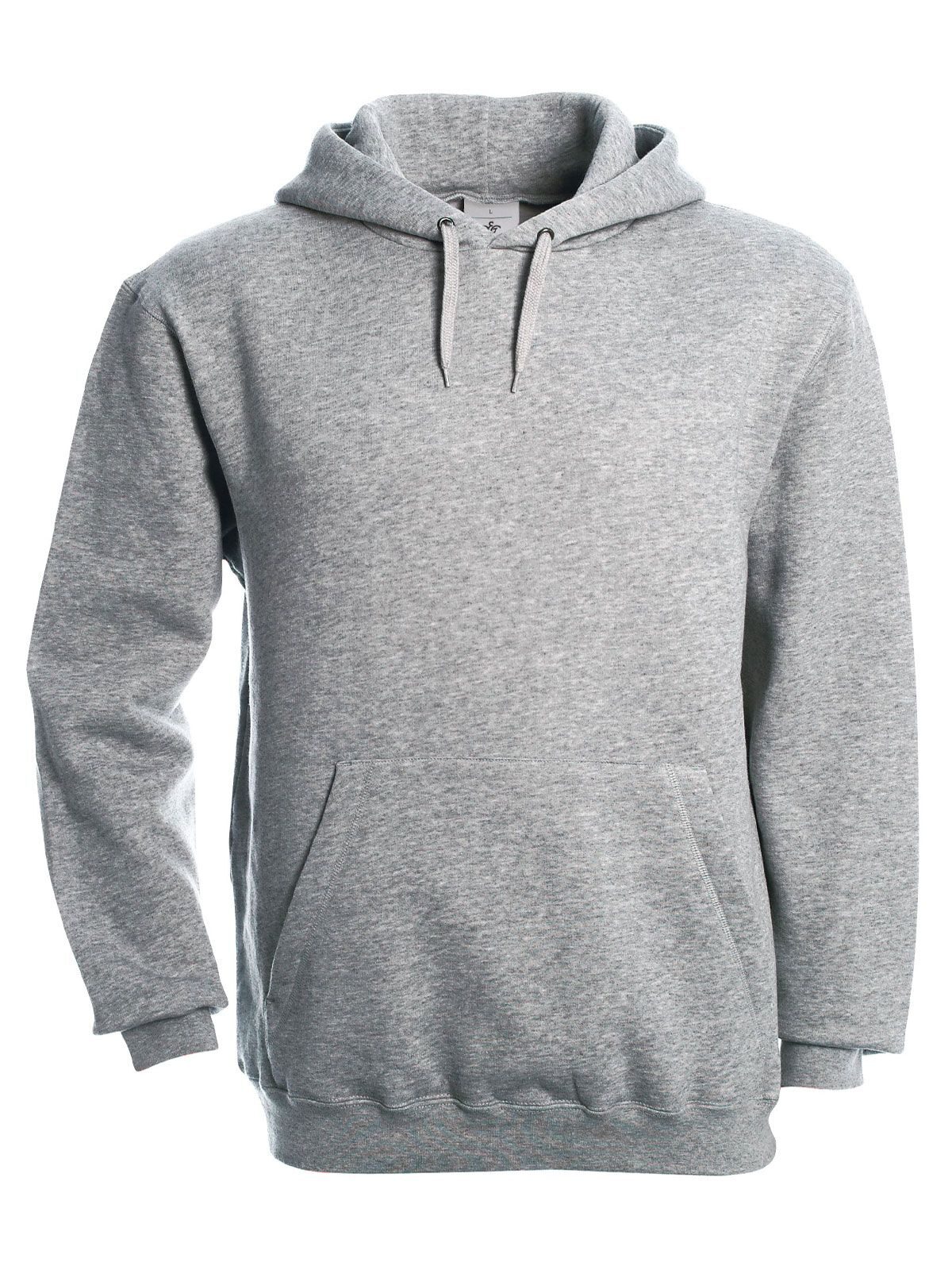 Hooded Sweat - 610 - Heather Grey