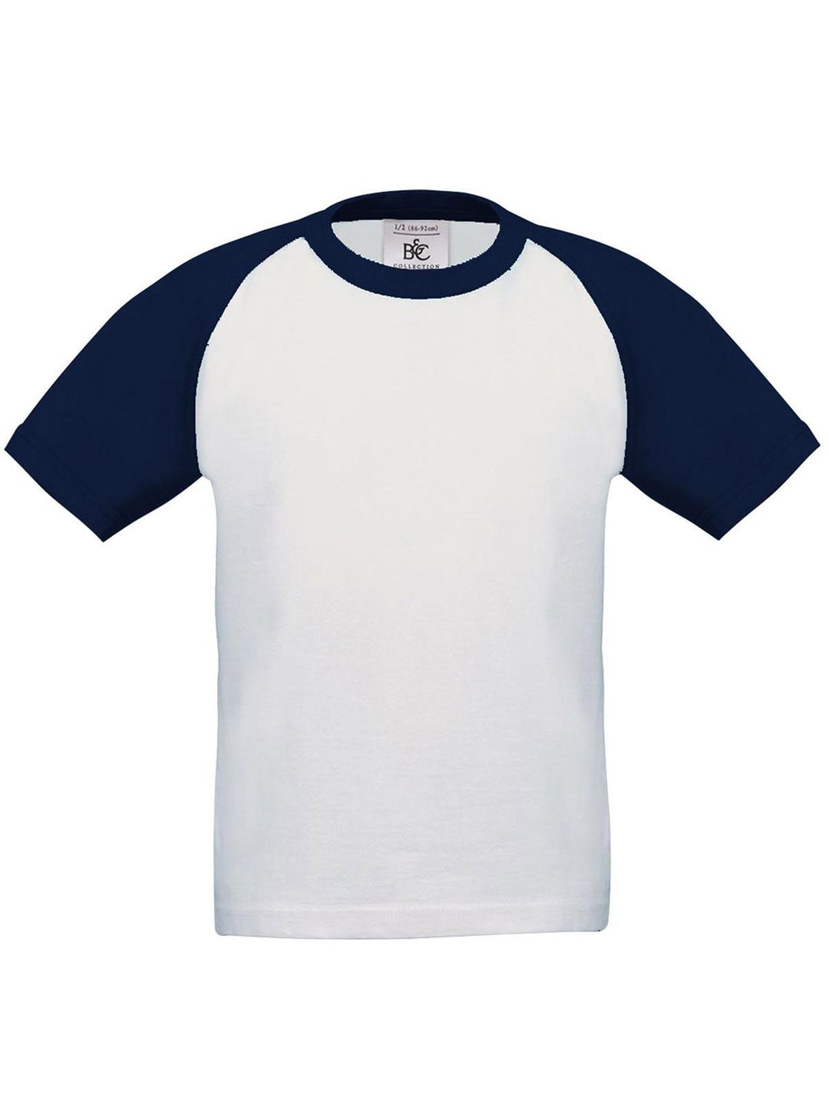 Kids´ T-Shirt Base-Ball - White/Navy