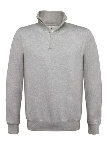Basic ID004 Zip Neck 1/4 - 610 - Heather Grey