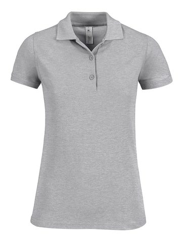 Safran Timeless women polo pique manica corta - 610 - Heather Grey