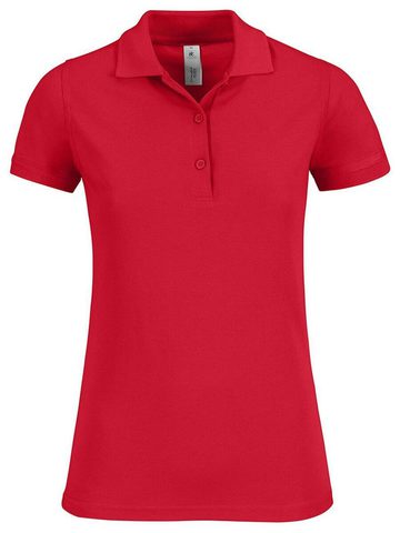 Safran Timeless women polo pique manica corta - 004 - Red