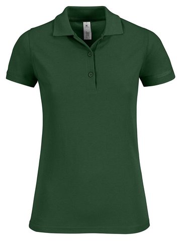 Safran Timeless women polo pique manica corta - 540 - Bottle Green