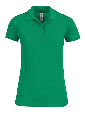 Safran Timeless women polo pique manica corta - KG520 - Kelly Green