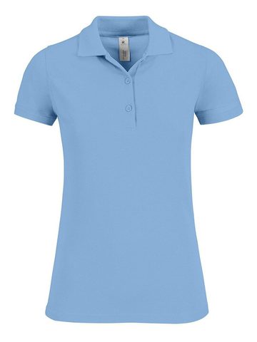 Safran Timeless women polo pique manica corta - SB410 - Sky Blue
